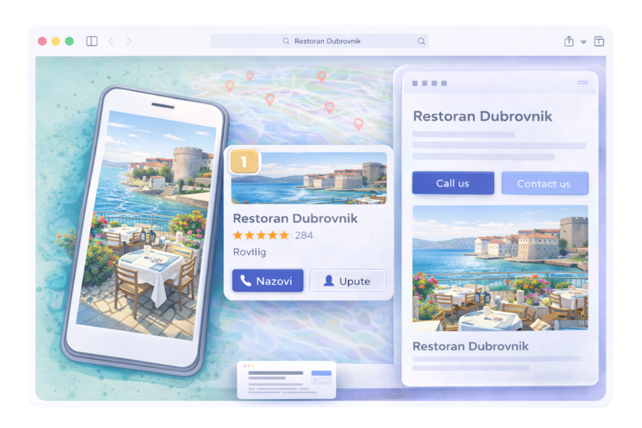 lokalna seo optimizacija za restoran